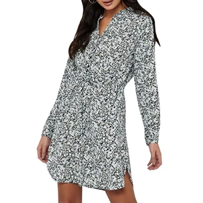 Image de ONLY Robe pour femme 15200543, bleu, S