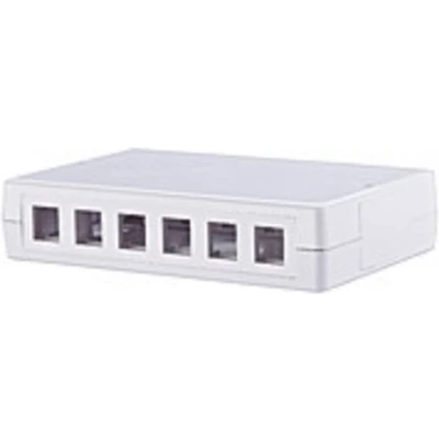 Afbeelding van Metz Connect 1309190002KE 6 poorten Netwerkpatchpaneel Zonder connectoren 1 HE