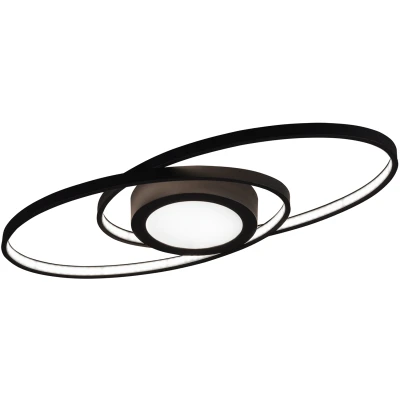 Afbeelding van REALITY Leuchten axy Plafondlamp 3 lichts L 570 mm Antraciet