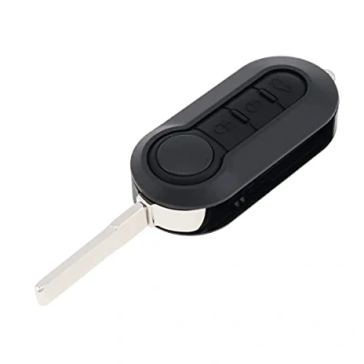 Afbeelding van Vervangende opvouwbare autosleutelbehuizing voor Fiat 500 Doblo Ducato Panda Punto Peugeot 3 knoppen