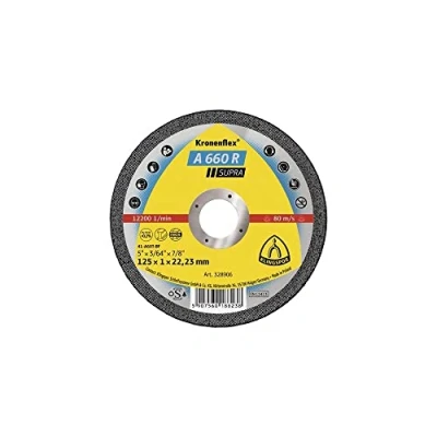 Afbeelding van Klingspor A 660 R Supra 328906 Doorslijpschijf recht 125 mm 25 stuk(s) RVS