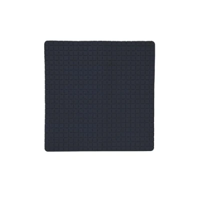 Afbeelding van MSV Douche/bad anti slip mat badkamer rubber zwart 54 x cm met zuignappen