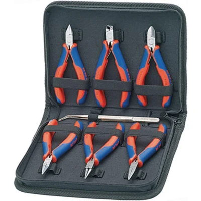 Afbeelding van Knipex 00 20 16 6 delige Elektronicatangenset in etui