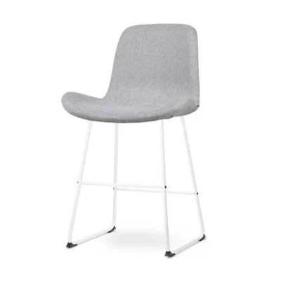 Afbeelding van Nolon Nino Fé Barkruk Lichtgrijs Wit Onderstel 65 cm