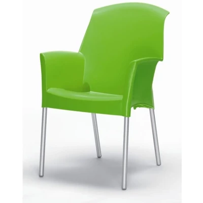 Afbeelding van Kantinestoelen of tuinstoel Design recyclebaar Groen