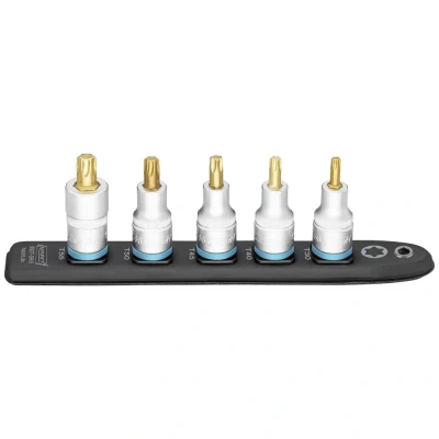 Afbeelding van Hazet 992T SR/5 Binnen Torx Houderstrip 5 delig Vierkant, 1/2 (12.5 mm)