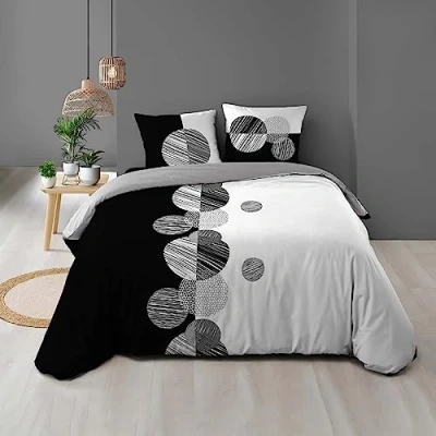 Afbeelding van Douceur d&#039;Intérieur, 3 delige set (240 x 220 cm) Stormi, 100% katoen
