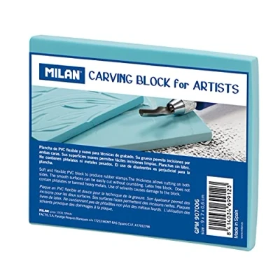 Afbeelding van MILAN Graveerplaten, blauw, klein