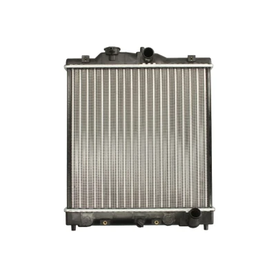 Afbeelding van THERMOTEC D74005TT Radiateur Aluminium, Kunststof voor voertuigen met/zonder airco 359 352 23 Handgeschakeld Koelribben mechanisch gelast