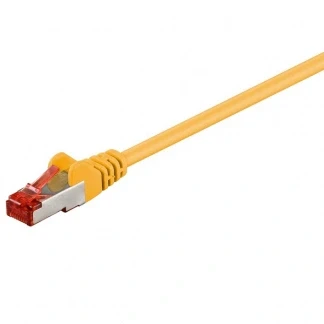 Afbeelding van Netwerkkabel Cat6 S/FTP 15 meter (100% koper, LSZH, Geel)