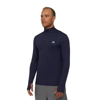 Afbeelding van Danish Endurance HALF ZIP Longsleeve, Heren, Maat: XXL, Navy