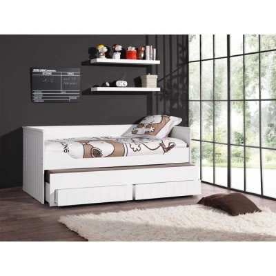 Afbeelding van Vipack Robin kajuitbed (met slaaplade) wit