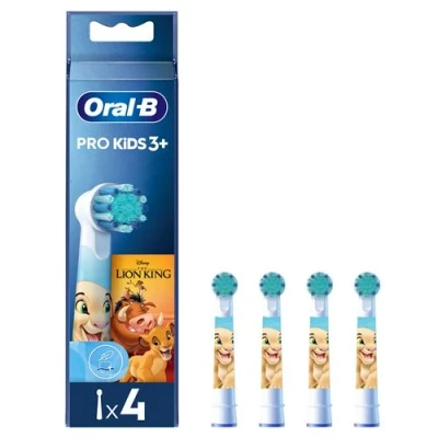 Image de Brossettes dentaires Oral B Pro Kids Roi Lion X4 Blanc