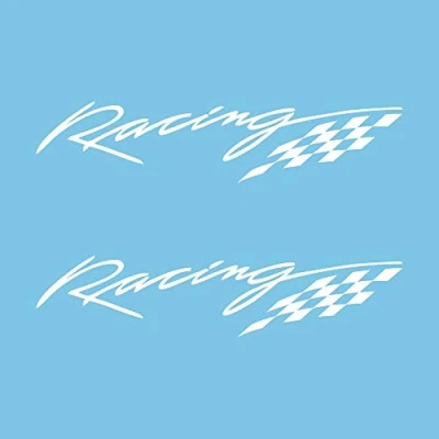 Afbeelding van Autodomy Racing Sport Tuning JDM OEM stickerset met 2 stuks (wit)