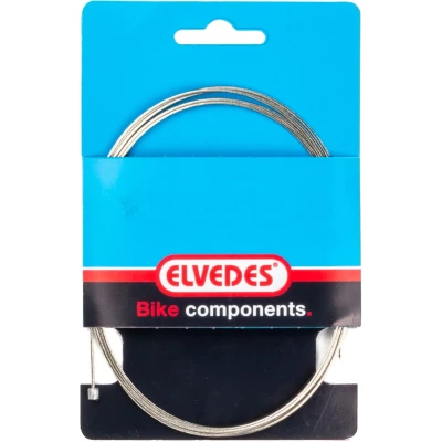 Afbeelding van Schakel binnenkabel Elvedes 2250mm verzinkt ø1,1mm Shimano Huret N nippel en T (op kaart)