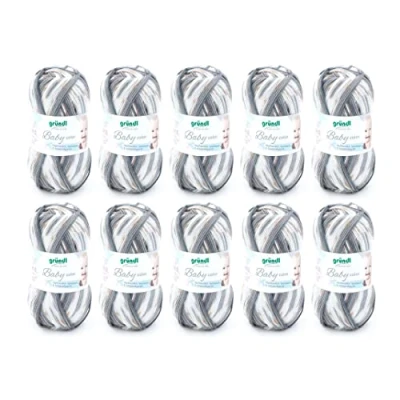 Afbeelding van 3457 08 Baby Color 10x50 gram lila multicolor