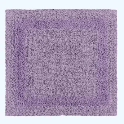 Afbeelding van Homescapes douchemat lila 50x50 cm gemaakt van 100% katoen