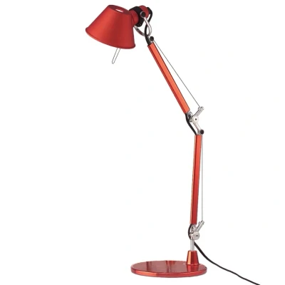 Afbeelding van Artemide Tolomeo Micro bureaulamp retrofit rood
