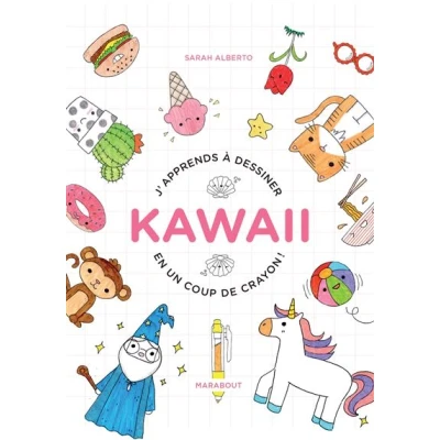 Image de J&#039;apprends à dessiner Kawai en un coup de crayon