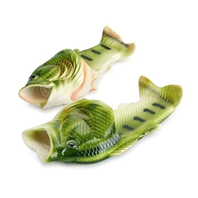 Afbeelding van Vissandalen, pantoffels, zwembad, strand, doucheschoenen, visserscadeau, uniseks sandalen, heren, dames en kinderen (groen, numeric_44)