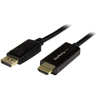 Afbeelding van Adapter DisplayPort naar HDMI Startech DP2HDMM3MB 4K Ultra HD 3 m Zwart