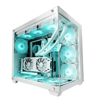 Afbeelding van ATX Semi toren doos Mars Gaming MCV4 XXL PREMIUM Wit