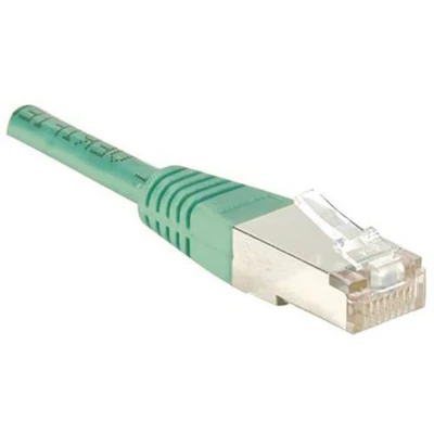 Afbeelding van Exertis Connect Patchkabel F/UTP, CAT.5e, groen, 0,5 m met bijzonder smalle knikbeveiliging (F/UTP, CAT5e, 0.50 m), Netwerkkabel