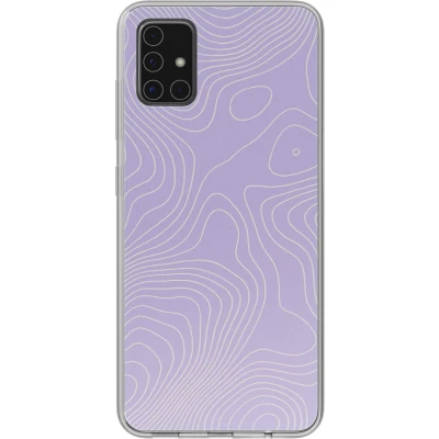 Afbeelding van imoshion hoesje Geschikt voor Samsung Galaxy A51 Siliconen Design Meerkleurig / topo_lilac