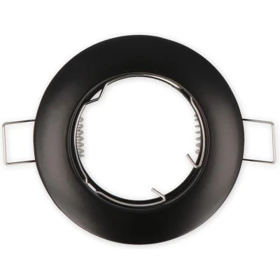 Afbeelding van Inbouwspot, Rond, Aluminium, Vast, Mat Zwart GU5.3 / MR16 Fitting (12V) Standaard