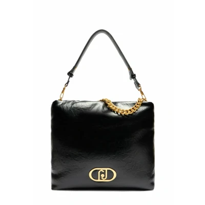 Afbeelding van LIU JO Schoudertas Lapuffy ECS Hobo Bag Nero Zwart