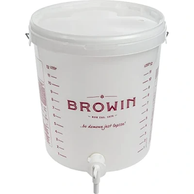 Afbeelding van Browin Gistingstank, kunststof, wit, 15 liter