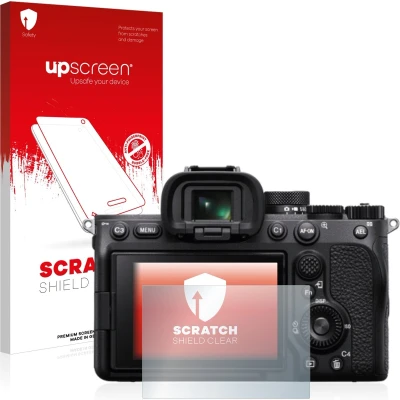 Afbeelding van upscreen Screenprotector voor Sony Alpha 7 IV Folie Beschermfolie transparant