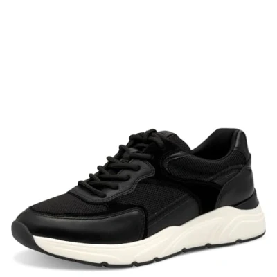 Afbeelding van Tamaris Dames 1 23745 43 Sneakers voor dames, zwart.
