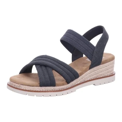 Afbeelding van Skechers Desert Chill Sweet Crossing Espadrilles, Dames, Maat: 40, Charcoal Textiel