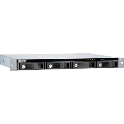 Afbeelding van QNAP TR 004U 4 Bay Rackmount NAS Expansion Optioneel gebruik als direct bevestigd opslagapparaat zwart