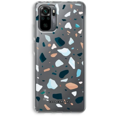 Afbeelding van Case Company® hoesje geschikt voor Xiaomi Redmi Note 10 Pro Terrazzo N13 Soft Cover Telefoonhoesje Bescherming aan alle Kanten en Schermrand