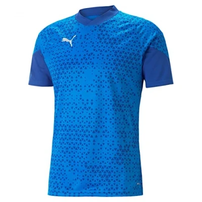 Afbeelding van Puma Team Cup T Shirt Heren Royal Maat: XXL