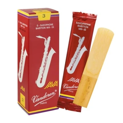 Afbeelding van Vandoren Bariton Saxofoon Java Red Rieten 5 Stuks Verpakking Dikte 3.0