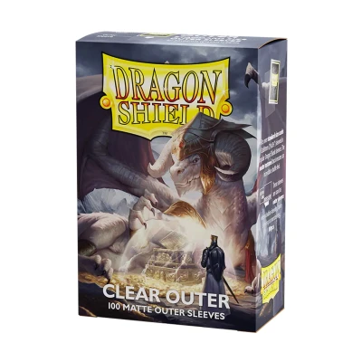 Afbeelding van Arcane Tinmen Dragon Shield 13002 buitenhoezen, transparant, mat, 100 stuks