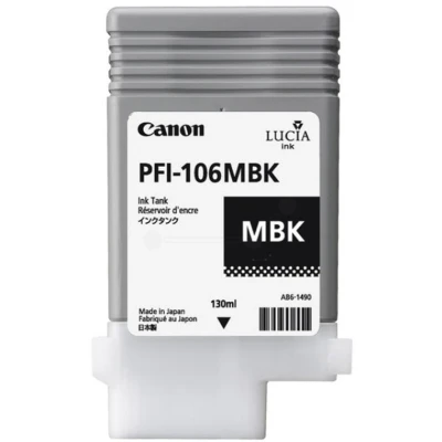 Afbeelding van Canon PFI 106MBK Inktcartridge Mat zwart