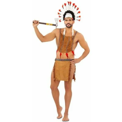 Afbeelding van Kostuums voor Volwassenen My Other Me Amerikaans Indiaans Strijder Maat XL