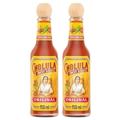 Afbeelding van Cholula Hot saus Original Chili pikante uit Mexico, 2 x 150 ml, geïmporteerd door Shestore24