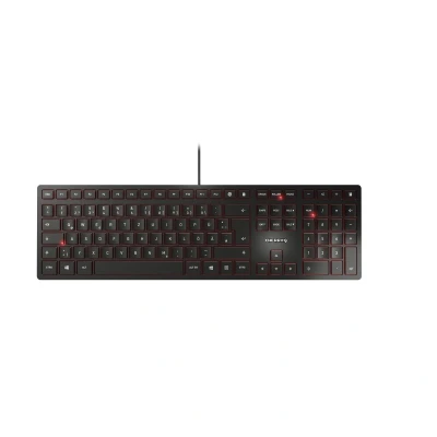 Afbeelding van CHERRY KC 6000 SLIM toetsenbord USB Scandinavisch Zwart