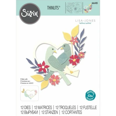 Afbeelding van Sizzix Thinlits Die Set Sweet Birds