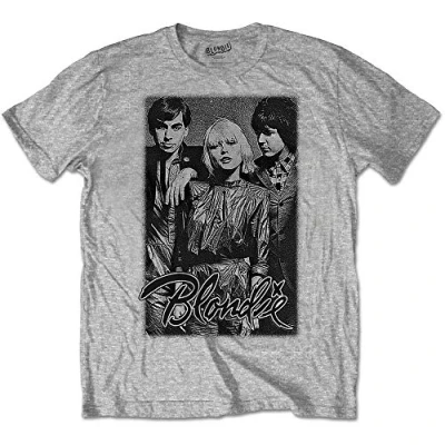 Afbeelding van Blondie Band Promo Heren T shirt S Grijs