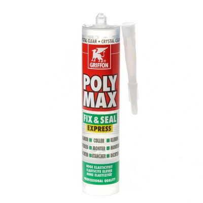 Afbeelding van Griffon PolyMax Fix &amp; Seal Express Crystal Clear 300G 12 Stuks 6150452