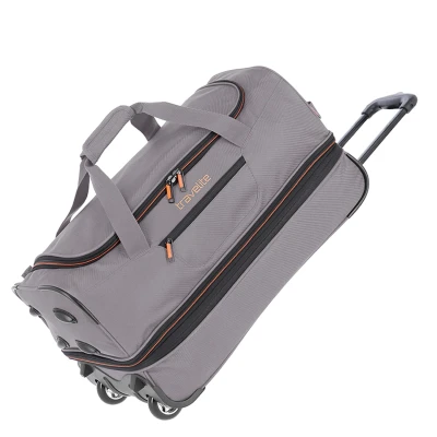 Afbeelding van Travelite Basics Wheeled Duffle 55 Expandable grey Handbagage koffer Trolley