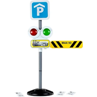 Afbeelding van Klein Theo 2960 Elektronische parkeerbarrière, fasen van het verkeerslicht, automatisch of handmatig verstelbaar, voor kinderen vanaf 3 jaar