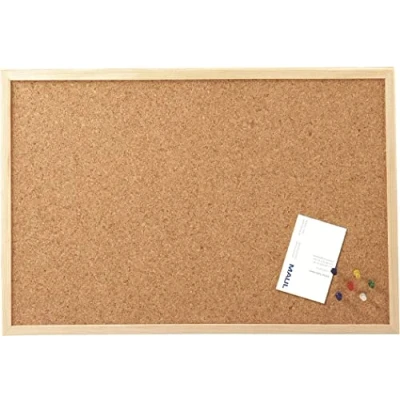 Afbeelding van Maul Prikbord Kurk Met Houten Frame 40x60cm Kurkbord