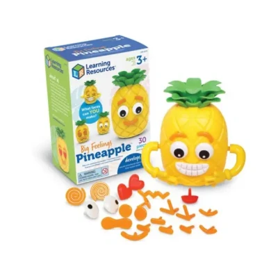 Afbeelding van Learning Resources Ananas van emoties, sociaal emotioneel speelgoed, creatief spel, lichaamsbewustzijn, cadeau voor kinderen 3, 4, 5, 6 jaar, jongens en meisjes